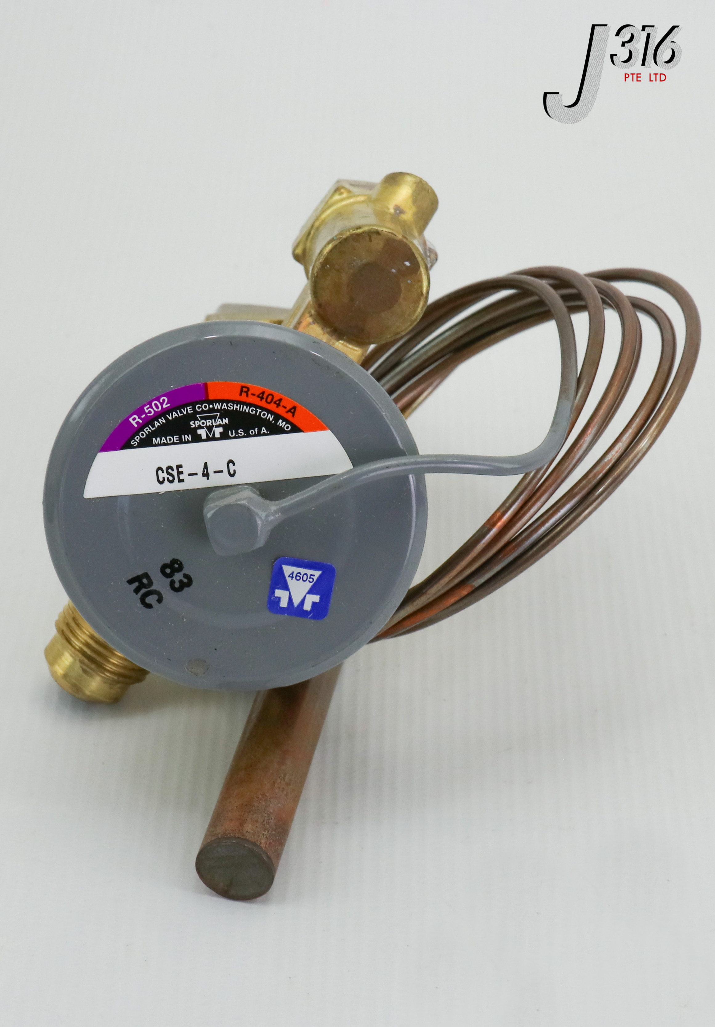 21913 SPORLAN TXV TEMPERATURE INJECTION EXPANSION VALVE, R-502/R